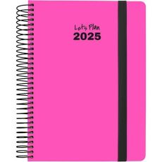 Dagbok Grafoplas NEON Fuchsia A5 14,8 x 21 cm 2025