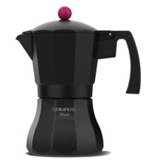 Italiensk Kaffepanna Taurus KCP9009I 9T Svart Rostfritt stål Aluminium 9 Koppar