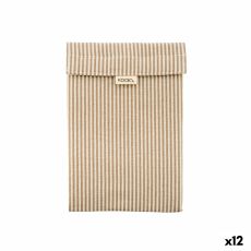 Lunchväska Koala Eco Friendly Beige Textil 26 x 17,5 cm Randig (12 antal)