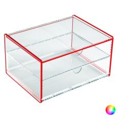 Ask med fack polypropen (13 x 9,2 x 17,1 cm) Grön