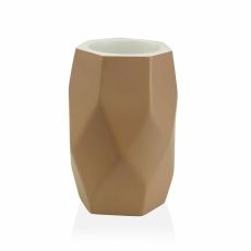 Tandborsthållare Versa Amanda Beige Harts (8,4 x 11 x 8,4 cm)
