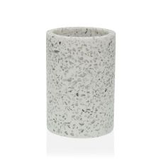Tandborsthållare Versa Vit Harts (7,3 x 10,4 x 7,3 cm)