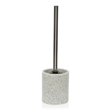 Toalettborste Versa Vit Harts (10 x 37 x 10 cm)