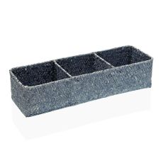 Multifunktionell korg Versa Blå Havsalger 12 x 8 x 36 cm