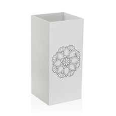 Paraplyställ Versa Mandala Vit Trä MDF (22 x 48 x 22 cm)
