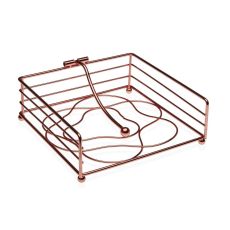 Servetthållare Versa Metall Stål 18,5 x 6,8 x 18,5 cm Multicolour