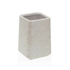 Tandborsthållare Versa Vit Keramik Plast 7 x 10 x 7 cm