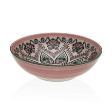Salladsskål Versa Rosa Keramik Porslin 22,5 x 9 x 22,5 cm