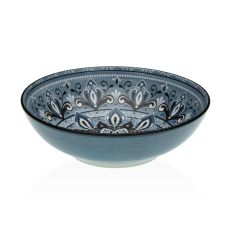Salladsskål Versa Blå Keramik Porslin 22,5 x 9 x 22,5 cm
