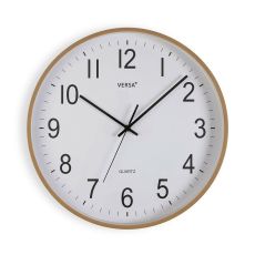 Väggklocka Versa Plast Kvarts Trä MDF 5,5 x 40,5 x 40,5 cm