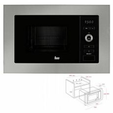 Inbyggnadsmikrovågsugn med grill Teka MWE 225 FI 20 L 800W Stål 800 W 20 L
