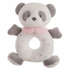 Mjuk skallra Gosepanda Rosa 20 cm