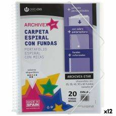 Sorteringsmapp Carchivo Archivex-Star 20 Fodral A4 12 Delar