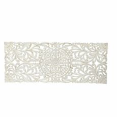 Sänggavel DKD Home Decor Vit Gyllene Trä Trä MDF 151 x 2 x 60 cm