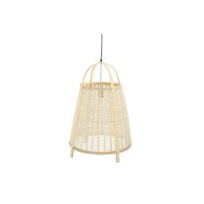 Taklampa DKD Home Decor 47 x 47 x 64 cm Naturell Kräm 50 W