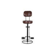 Sittpall DKD Home Decor 45 x 46 x 118 cm Svart Metall Brun
