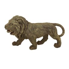 Prydnadsfigur DKD Home Decor Gyllene Kolonial Lejonet 30 x 9,4 x 16,7 cm