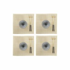 Sushiset DKD Home Decor 14,5 x 14,5 x 31 cm Svart Stengods Orientalisk (16 Delar)