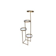 Hyllor DKD Home Decor 4 Hyllor Speglar Metall Koppar (43 x 35 x 113 cm)