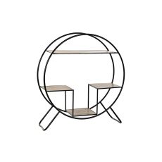 Bokhylla DKD Home Decor Svart Ljusgrå Metall Gran 90 x 30 x 100 cm (1)