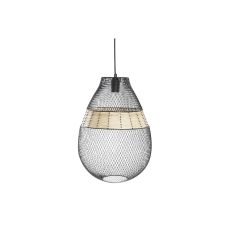 Taklampa DKD Home Decor Svart Metall Brun 50 W 32 x 32 x 43 cm