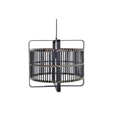 Taklampa DKD Home Decor Svart Bambu 50 W 40 x 40 x 35 cm