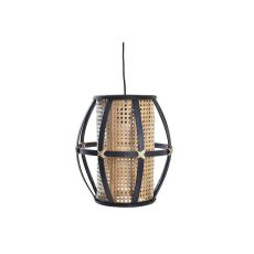 Taklampa DKD Home Decor Svart Brun 220 V 50 W (34 x 34 x 35 cm)