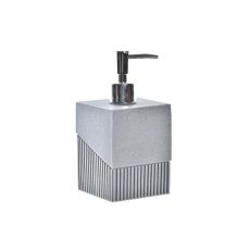 Tvåldispenser DKD Home Decor Grå Silvrig Harts polypropen