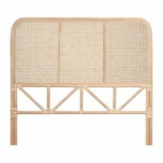 Sänggavel DKD Home Decor Naturell Rattan 178 x 4 x 128 cm