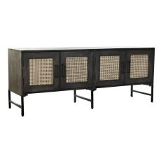 Skänk DKD Home Decor Brun Rattan Mangoträ (155 x 40 x 61,5 cm)