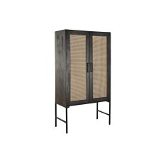 Skänk DKD Home Decor Trä Mangoträ Brun Svart 85 x 40 x 162,5 cm