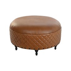 Fotpall DKD Home Decor Brun Trä Vintage 94 x 94 x 54 cm