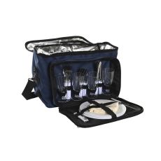 Picknick set DKD Home Decor 43 x 23 x 29 cm Marinblå