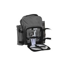 Picknick set DKD Home Decor 28,5 x 20 x 39 cm Mörkgrå