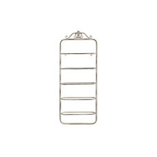 Flaskställ DKD Home Decor Metall Vit (39 x 9,5 x 102,5 cm)