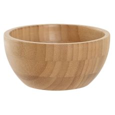 Snacksskål DKD Home Decor Naturell Bambu 12,5 x 12,5 x 6 cm