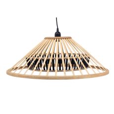 Taklampa DKD Home Decor Brun Bambu 50 W (60 x 60 x 21 cm)