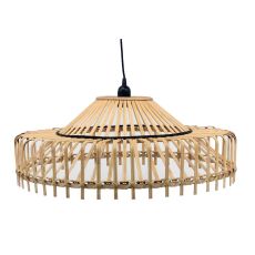 Taklampa DKD Home Decor 61 x 61 x 23 cm 61 x 61 x 31 cm Brun Bambu 50 W