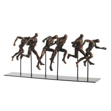 Prydnadsfigur DKD Home Decor Metall Koppar Harts Modern (43 x 11,5 x 19 cm)