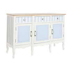Skänk DKD Home Decor Vit Himmelsblå (140 x 45 x 90 cm)