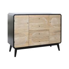 Skänk DKD Home Decor Svart Trä (120 x 40 x 90 cm)