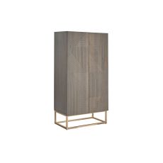 Skåp DKD Home Decor 70 x 38 x 140 cm Gyllene Trä Mörkgrå