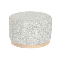 Sittpall DKD Home Decor 48 x 48 x 31 cm Ljusgrå