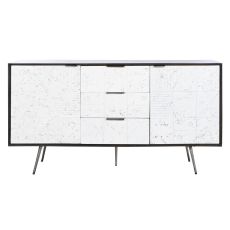 Skänk DKD Home Decor 150 x 43 x 80 cm Vit Mörkbrun Mangoträ