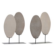 Prydnadsfigur DKD Home Decor Beige Ljusbrun Modern 27 x 8 x 35,5 cm (2 antal)