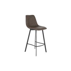 Sittpall DKD Home Decor Svart Kamel Metall 56 x 49 x 110 cm