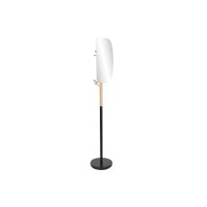 Hattställ Home ESPRIT Svart Naturell Trä Metall Scandi 33 x 33 x 185 cm