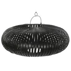 Lampskärm Home ESPRIT Svart Bambu 80 x 80 x 30 cm