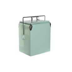 Bärbar kyl Home ESPRIT Grön PVC Metall Stål polypropen 17 L 32 x 24 x 43 cm