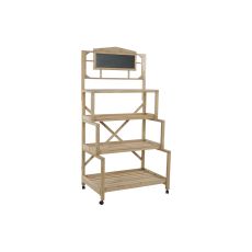 Bokhylla Home ESPRIT Svart Skiffer Granträ 98 x 68 x 192 cm